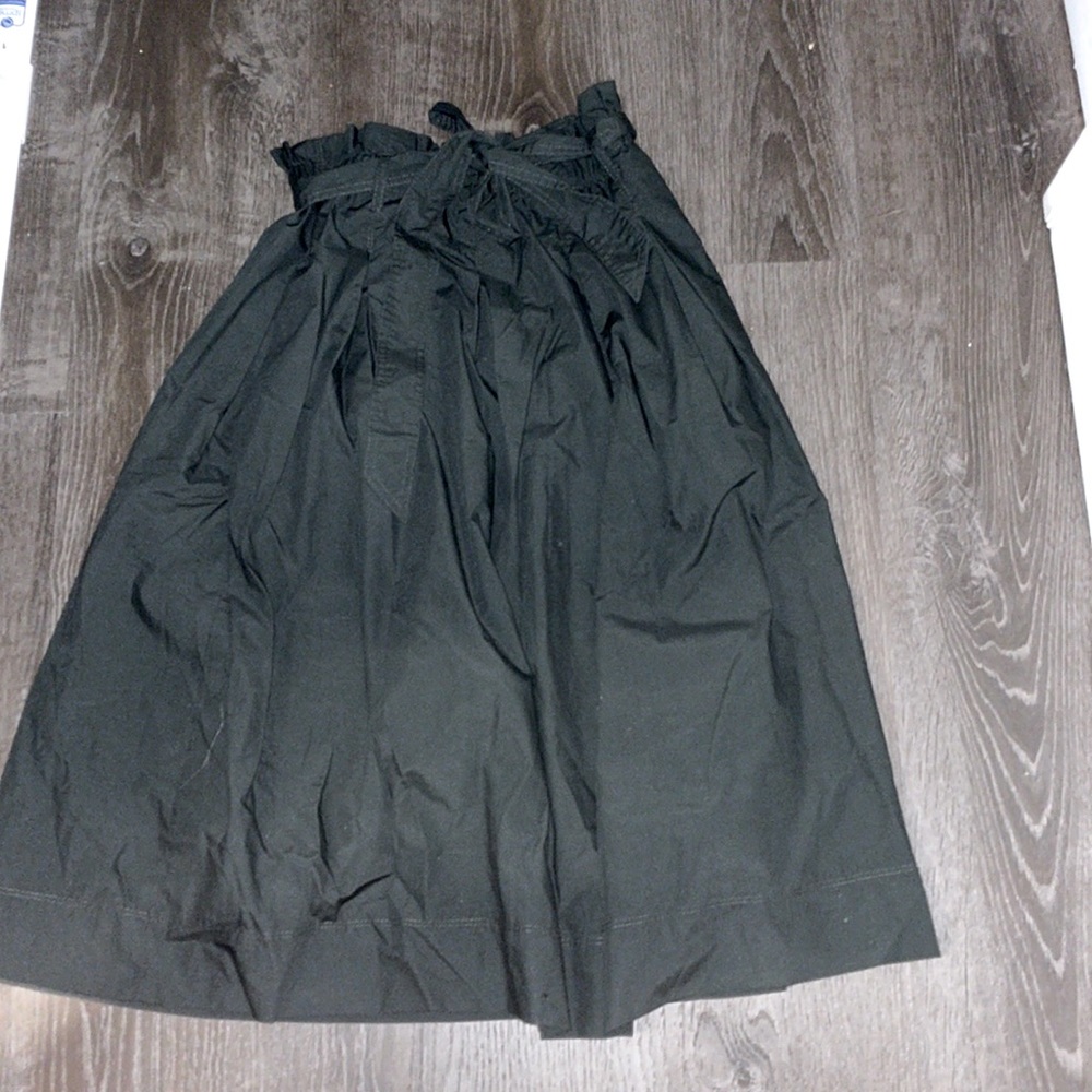 H&M Green A line Skirt Size 6